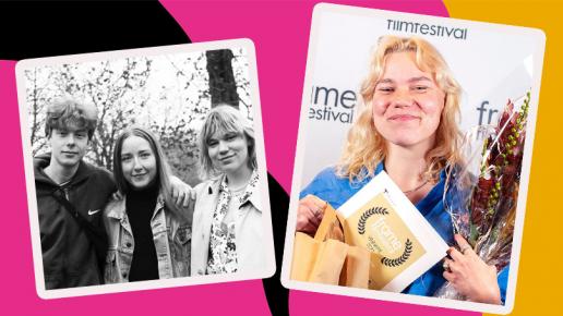 Porträtt Olivia Lundell, Vera Westfelt och Erland Påsse
