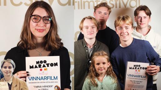 ungdomar med diplom