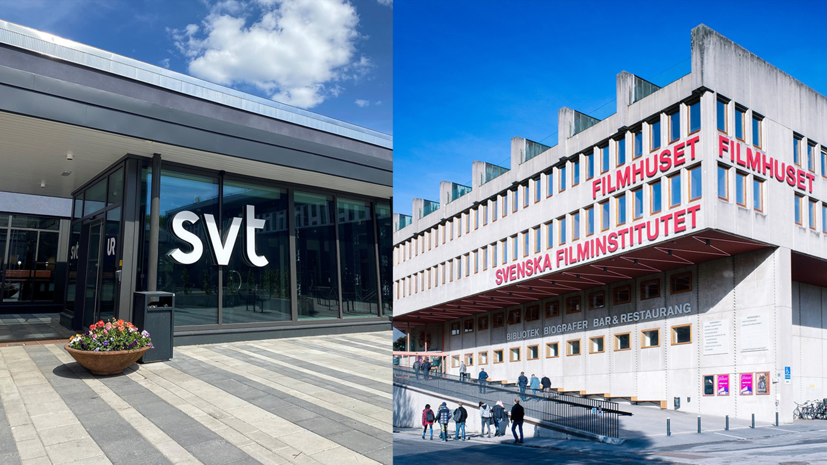 SVTs byggnad och Filmhuset