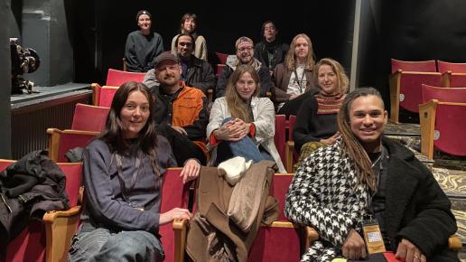 11 stycken filmare från hela sverige i biofåtöljer i Uppsala