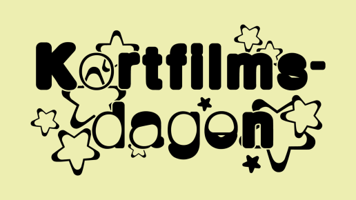 Text Kortfilmsdagen. Stjärnor i texten.